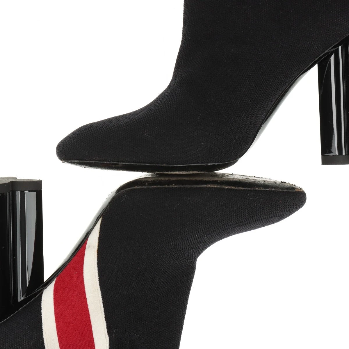 ヴィトン シルエットライン ニット ショートブーツ 38 モノグラム