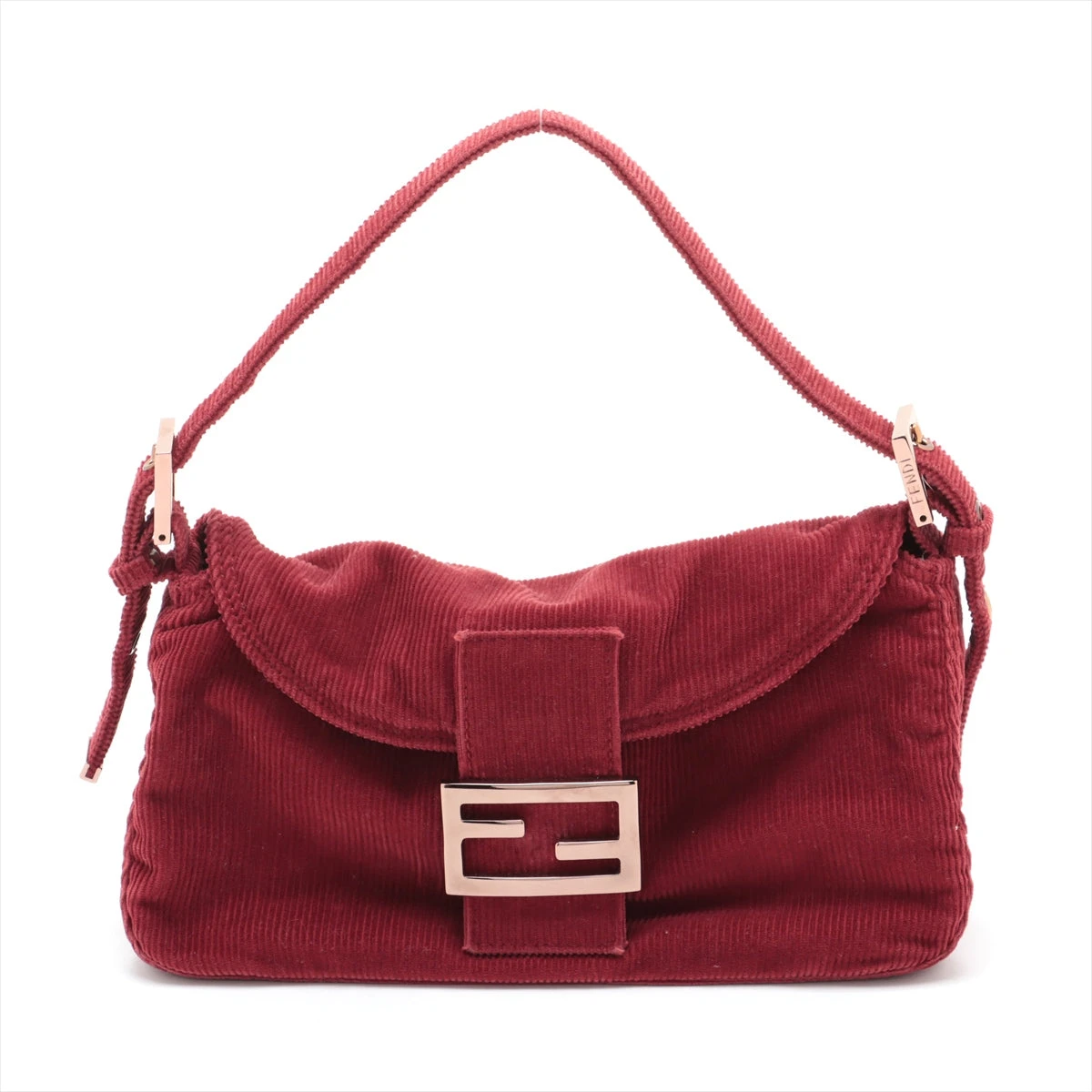 【日本製】 FENDI☆コーデュロイショルダーバッグ バッグ