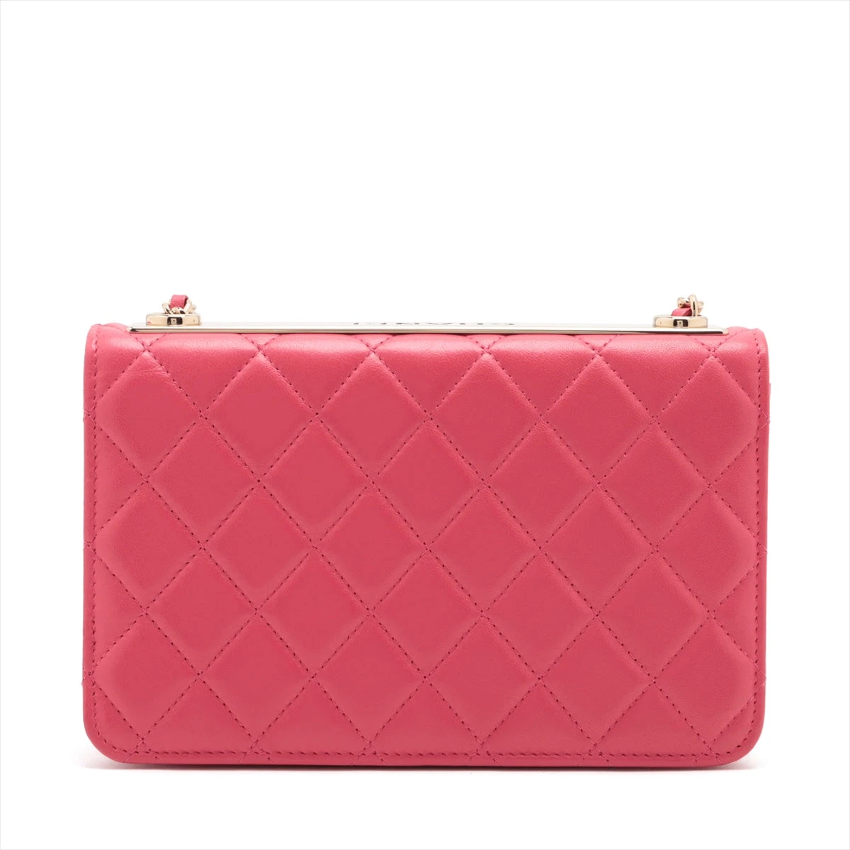 シャネル マトラッセチェーンウォレット 美品 本物 カード付き シャネル マトラッセチェーンウォレット 美品 本物 カード付き