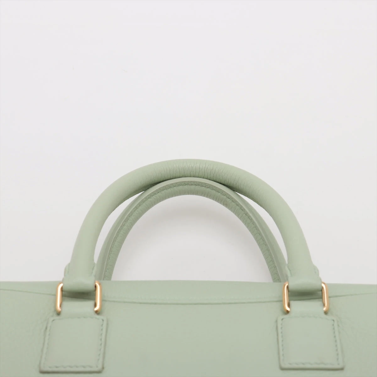 正規品 ロエベ アマソナ ビジネスバッグ オールレザー アナグラム グリーン LOEWE（ロエベ） 中古 ハンドバッグ レディース ブランド アマソナ23