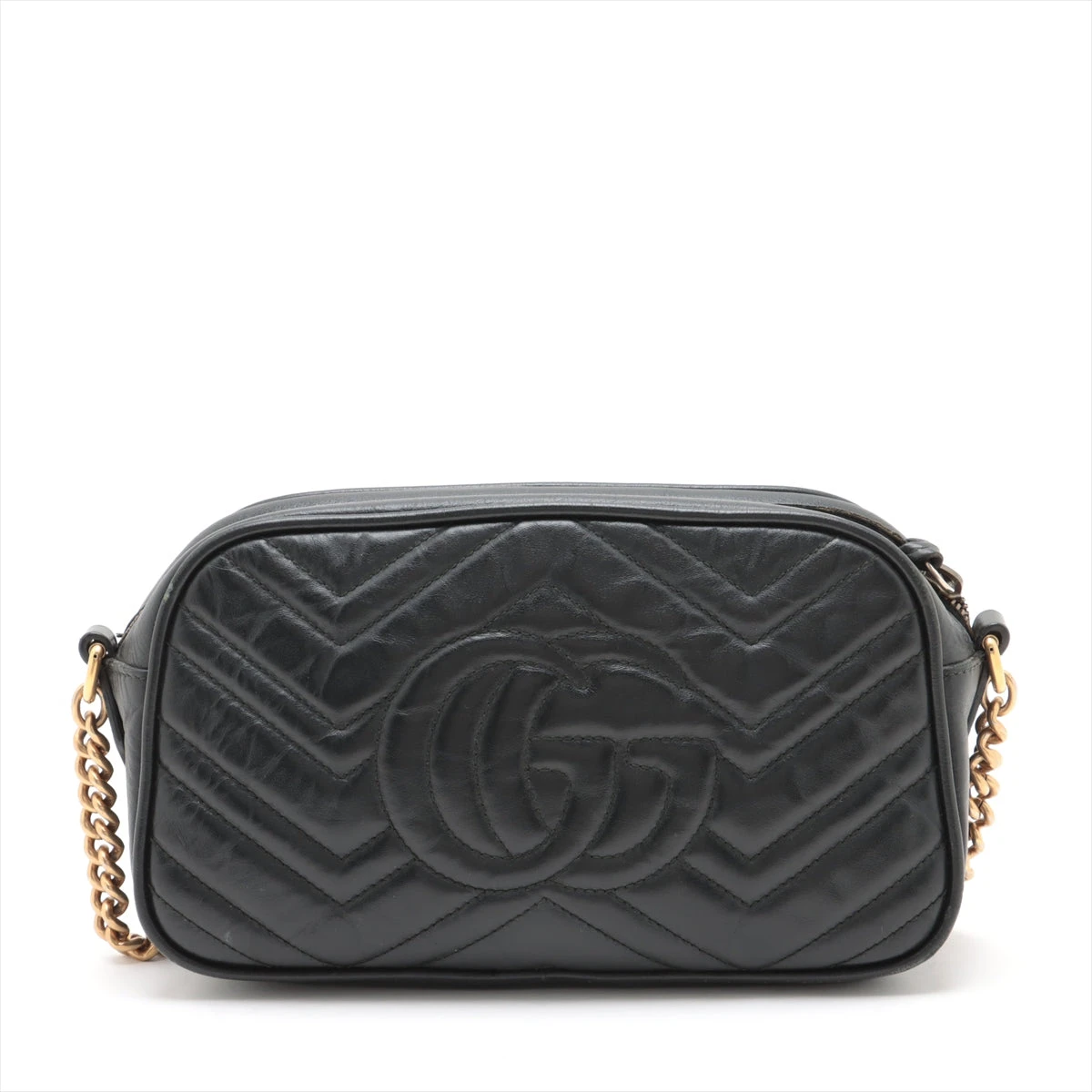 美品✨グッチ ウエストバッグ 斜め掛け GGマーモント ベロア レザー 黒 GUCCI】グッチ GGマーモント 446744 ショルダーバッグレディース