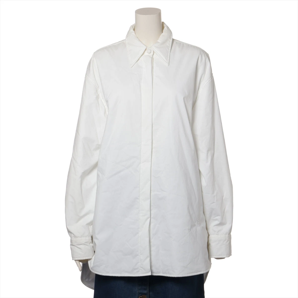 MM6 19AW コットン ジャケット 38 レディース ホワイト S62DL0009 6 