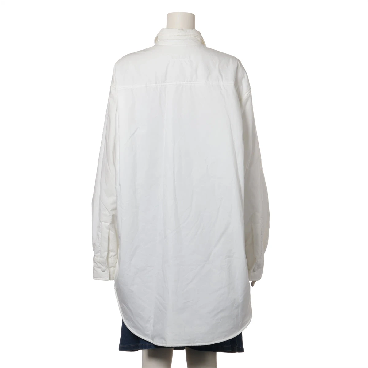 MM6 19AW コットン ジャケット 38 レディース ホワイト S62DL0009 6 