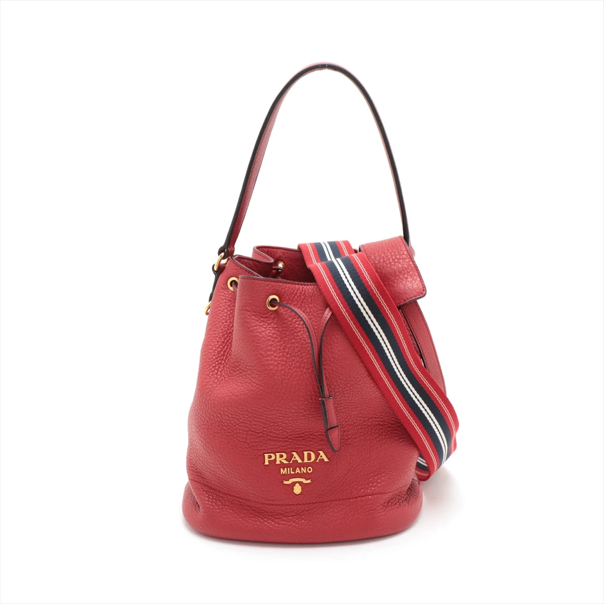 プラダPRADAヴェッテロダイノレザー　レッド系 プラダPRADAヴェッテロダイノレザー レッド系