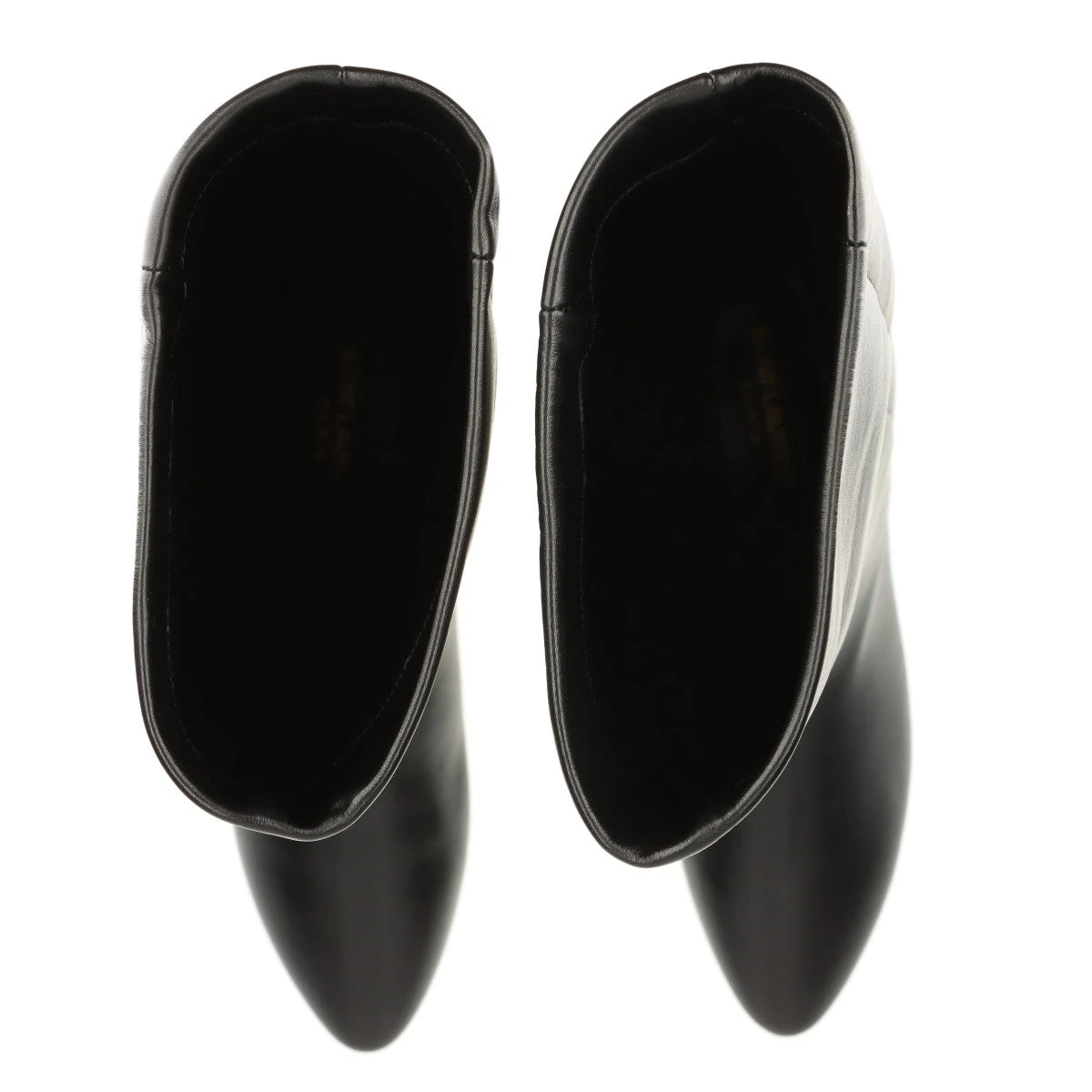 サンローランパリ レザー ロングブーツ 39 レディース ブラック