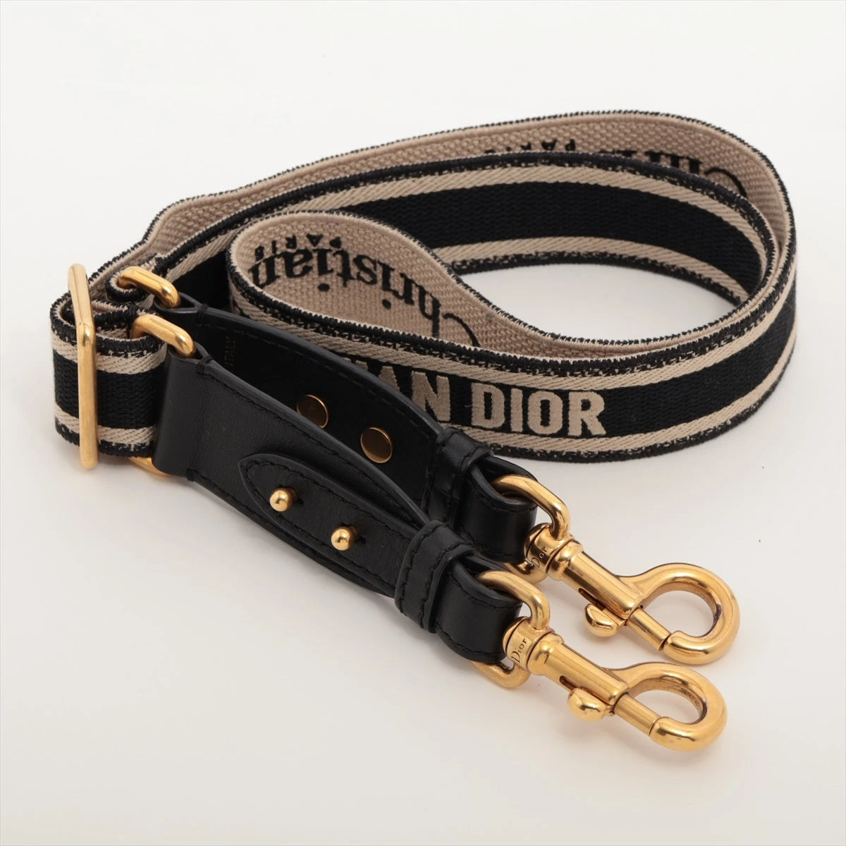 ◇ディオール◇キャンバス×レザー/ロゴ/ショルダーストラップ/ブランド  