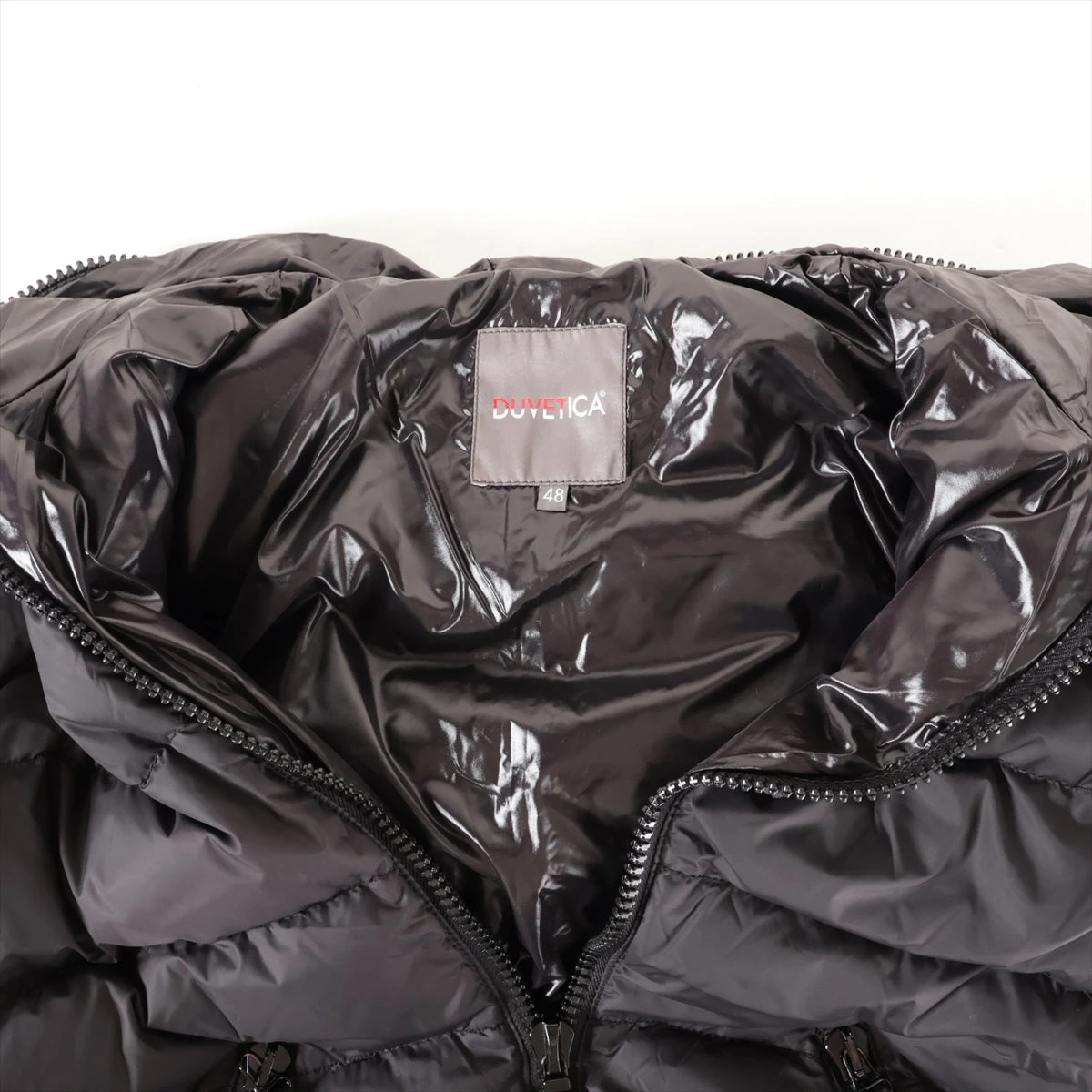 デュベティカ ナイロン ダウンジャケット 48 メンズ ブラック DIONISIO