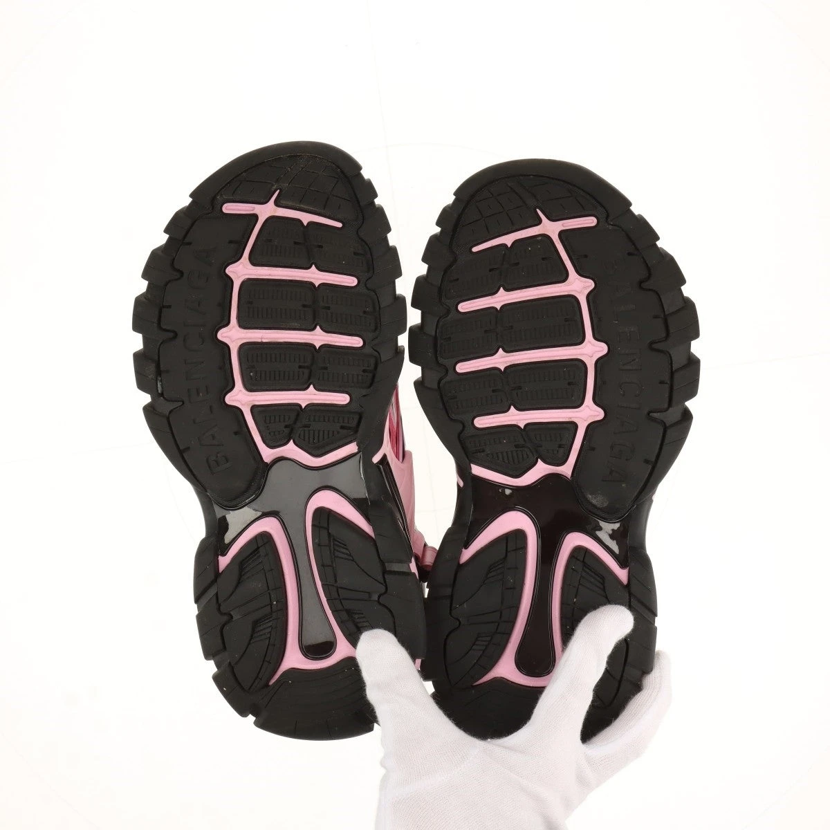 限定セール‼︎【超美品‼︎】バレンシアガ　ピンク×ブラック　トラック　サンダル 35 極美品】BALENCIAGA バレンシアガ トラック サンダル 35 ピンク