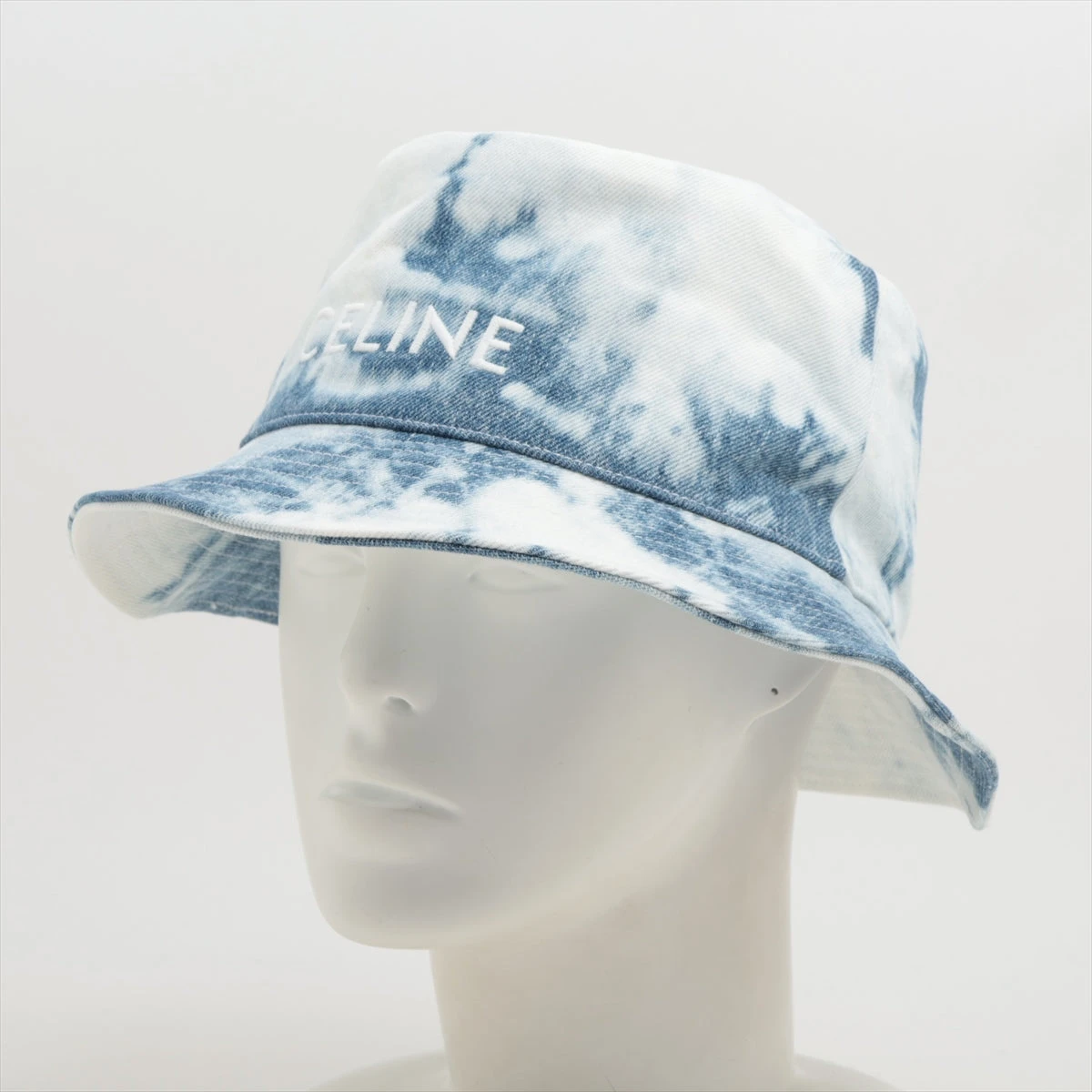 CELINE デニムブルー バケットハット celine bucket hat in trail wash denim - TRAIL WASH | CELINE
