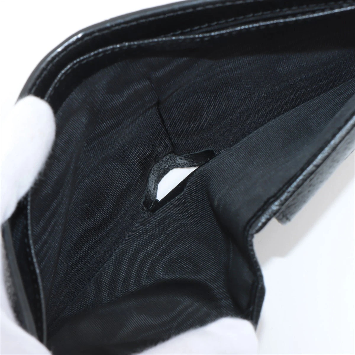 【美品】グッチ 二つ折り財布 GGスプリーム GGマーモント レザー PVC 黒 グッチ GUCCI GGマーモント コンパクトウォレット 523277