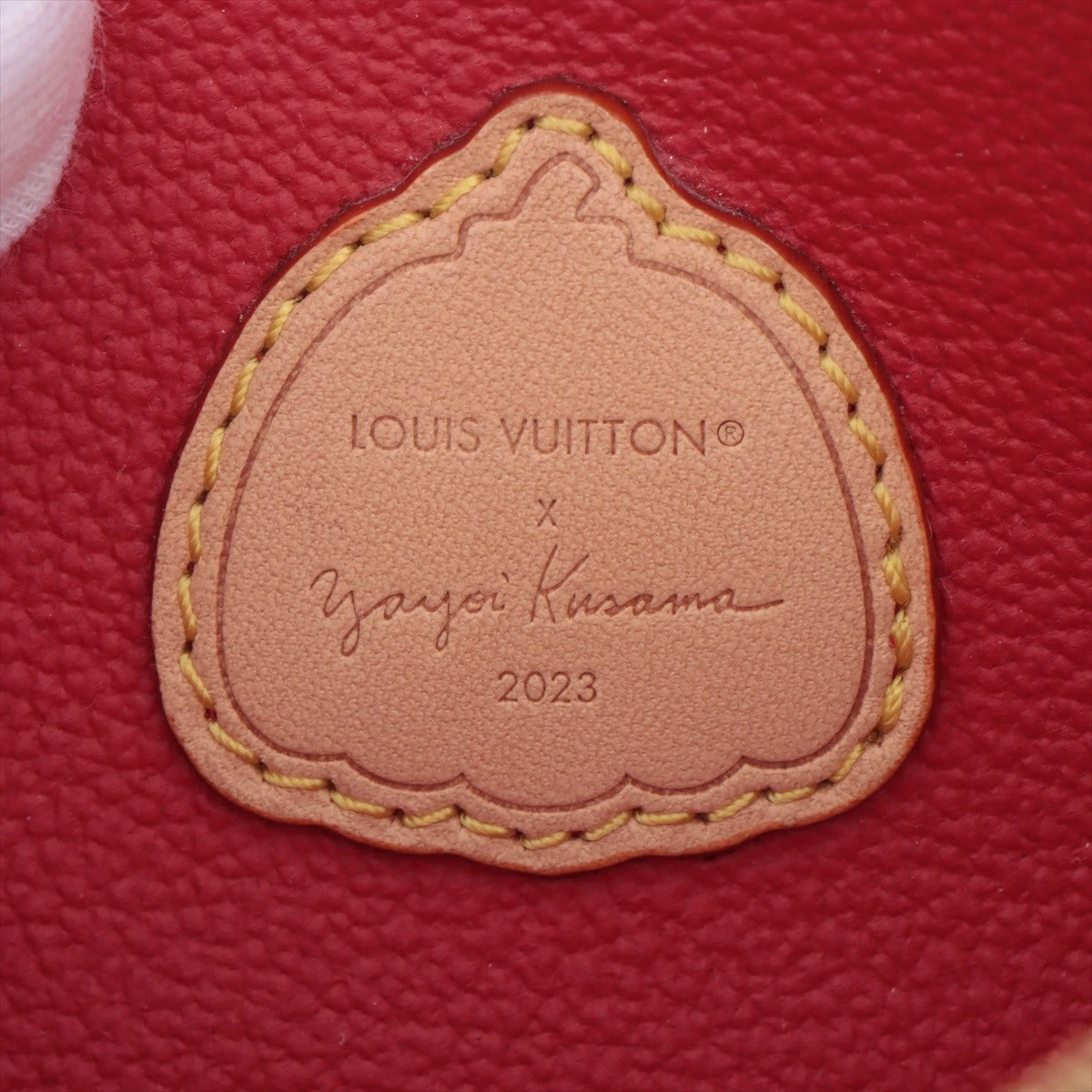 LOUIS VUITTON 草間彌生　化粧ポーチ　モノグラムレッド ルイヴィトン 草間彌生 ポシェット コスメティック パンプキン