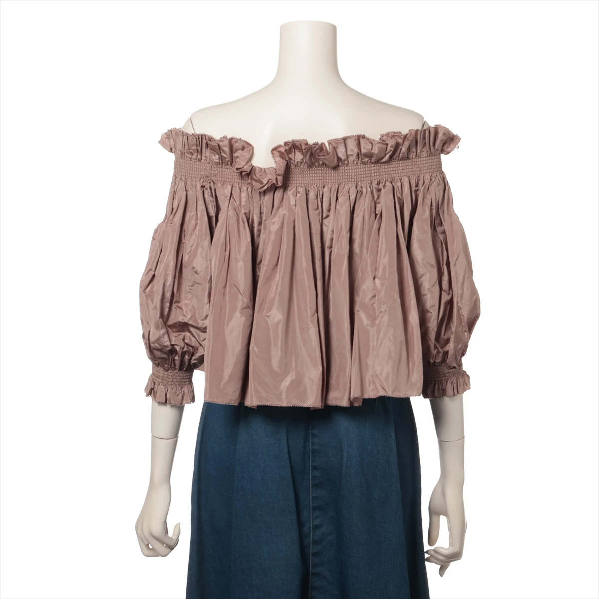 超美品　VINTAGE DIOR サークルロゴ　シルク100% エアリーブラウス 超美品 VINTAGE DIOR サークルロゴ シルク100% エアリーブラウス