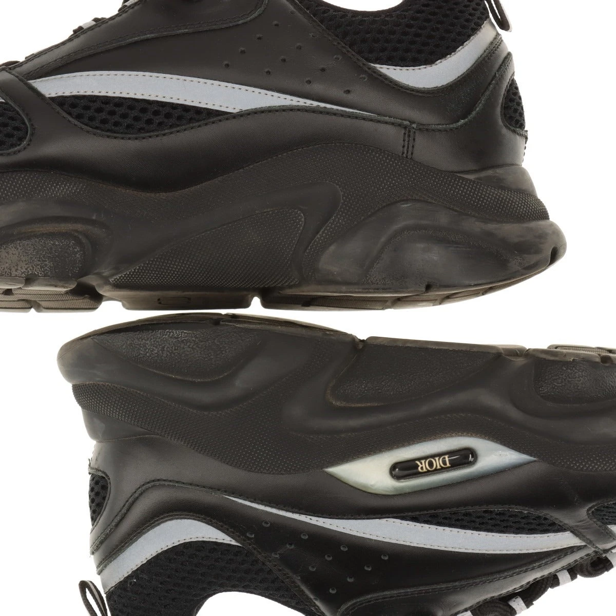 【洗練ミニマルスタイル】DIOR レザースニーカー B01 B01 Matchpoint Sneaker Black Smooth Calfskin | DIOR