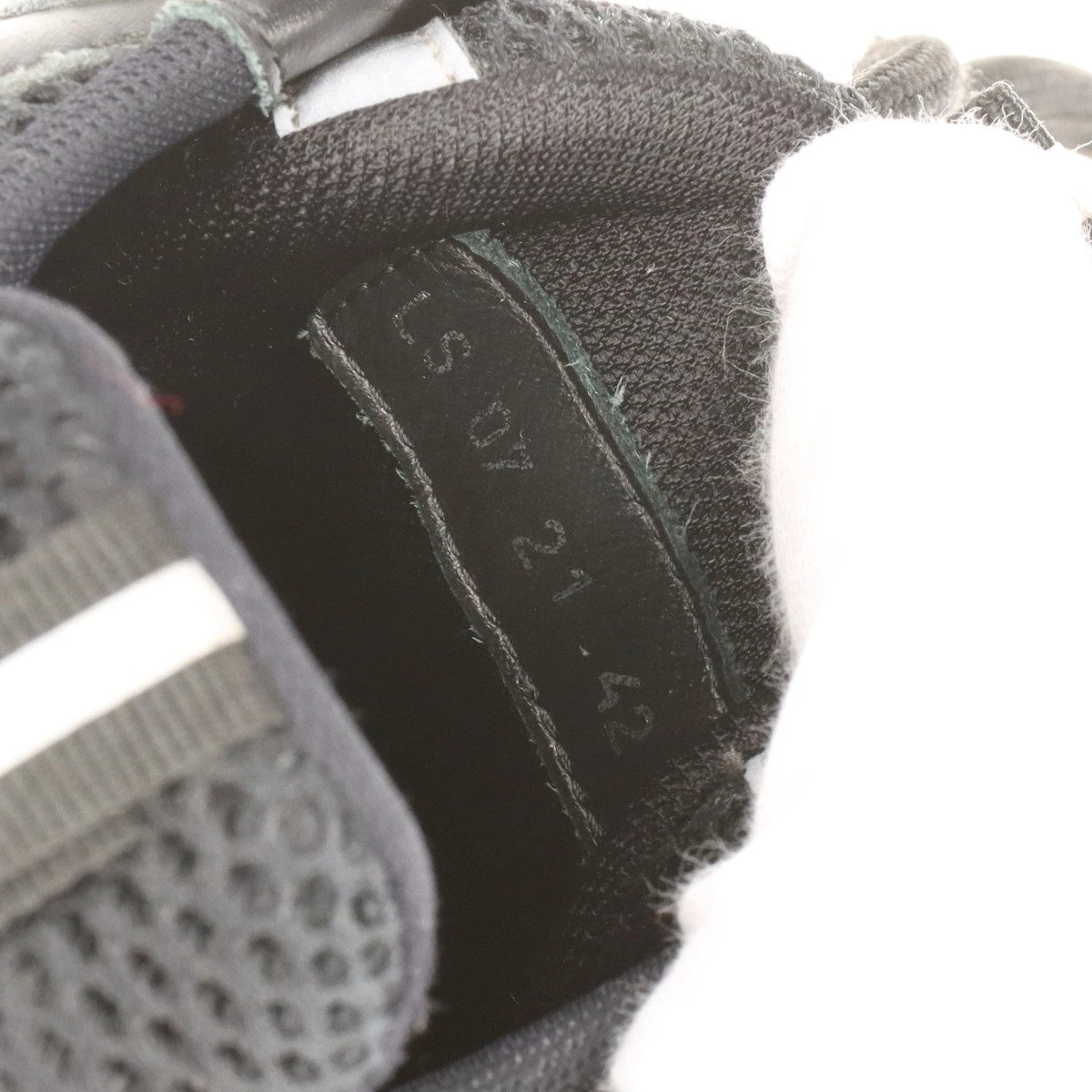 ディオール B22 メッシュ×レザー スニーカー 42 メンズ ブラック