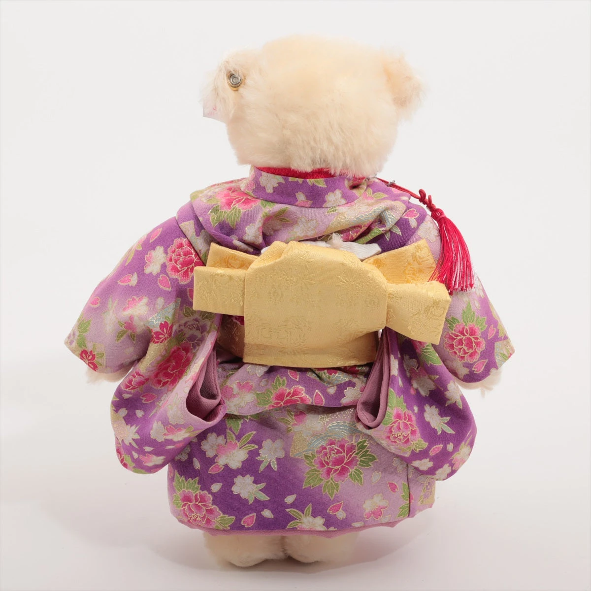 シュタイフ テディベア 2012 ぬいぐるみ ファブリック 市松 A3239710