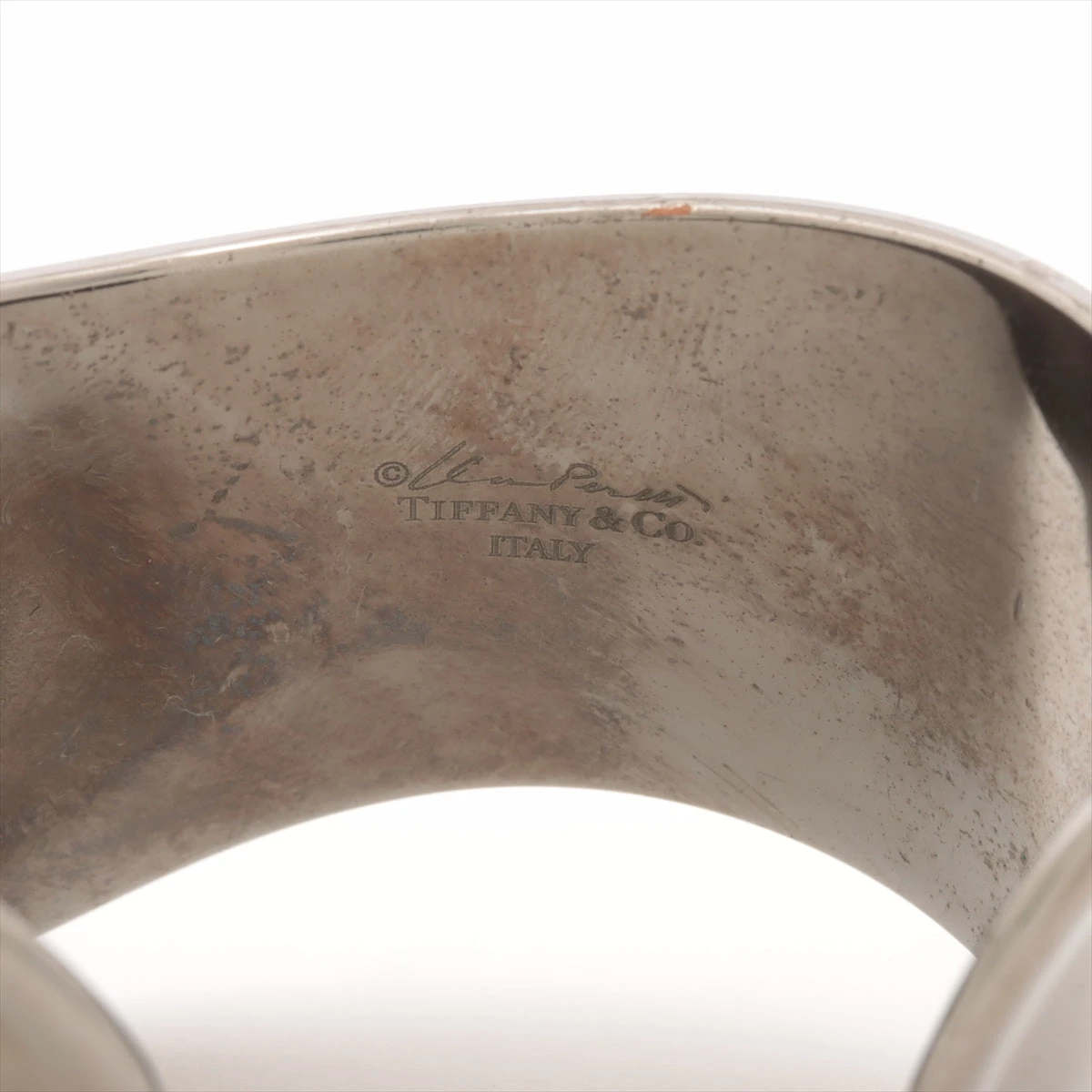 Tiffany ボーンカフ バングル ルテニウム ティファニー ボーンカフ バングル ルテニウム 66.8g シルバー