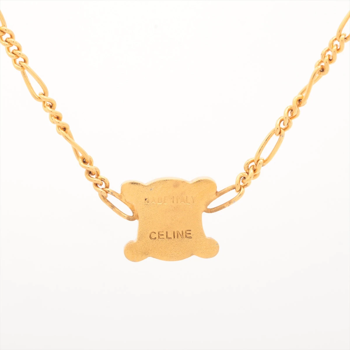 セリーヌ マカダム ネックレス GP ゴールド A3249054｜中古ブランド品 