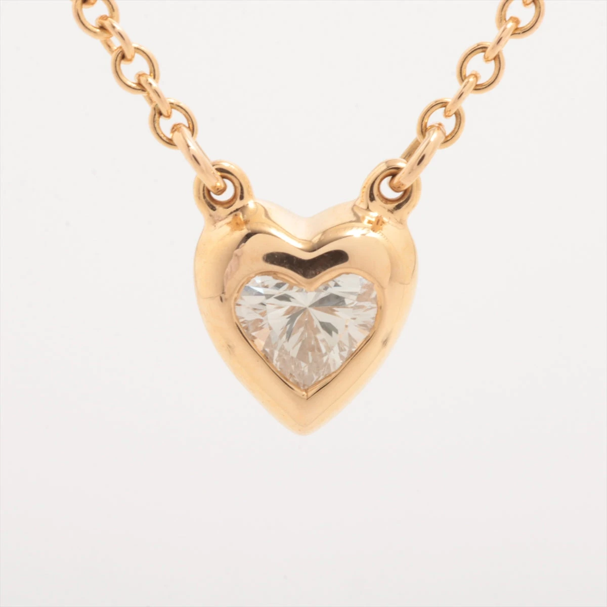 ティファニー バイザヤード ハート ダイヤ ネックレス 750(PG ティファニー バイザヤード ハート ダイヤ ネックレス 750(PG