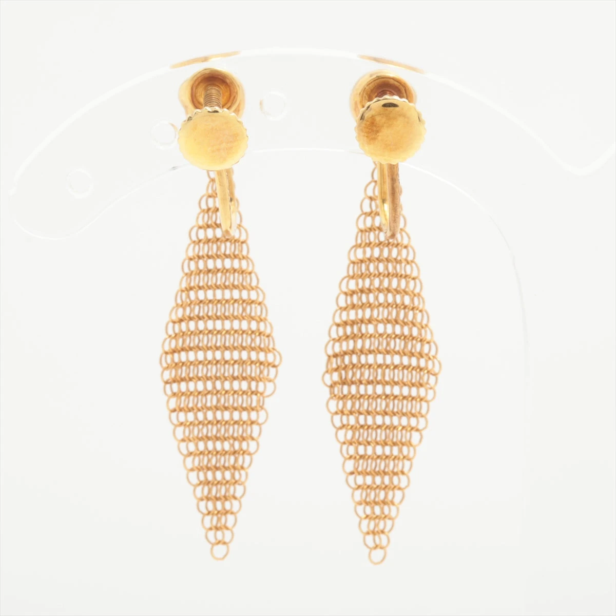TIFFANY&CO. ひし形メッシュイヤリング 750/K18 5gYOTSUBA&! vol.1-11 