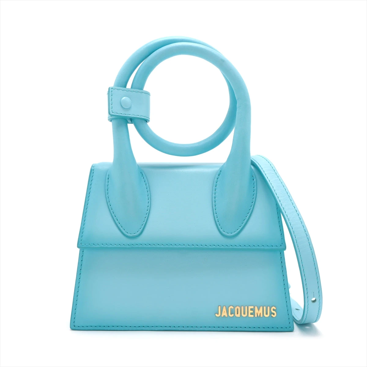 JACQUEMUS ライトブルー ハンドバッグ ジャックムス ハンドバッグ｜中古ブランド品・ブランド古着通販
