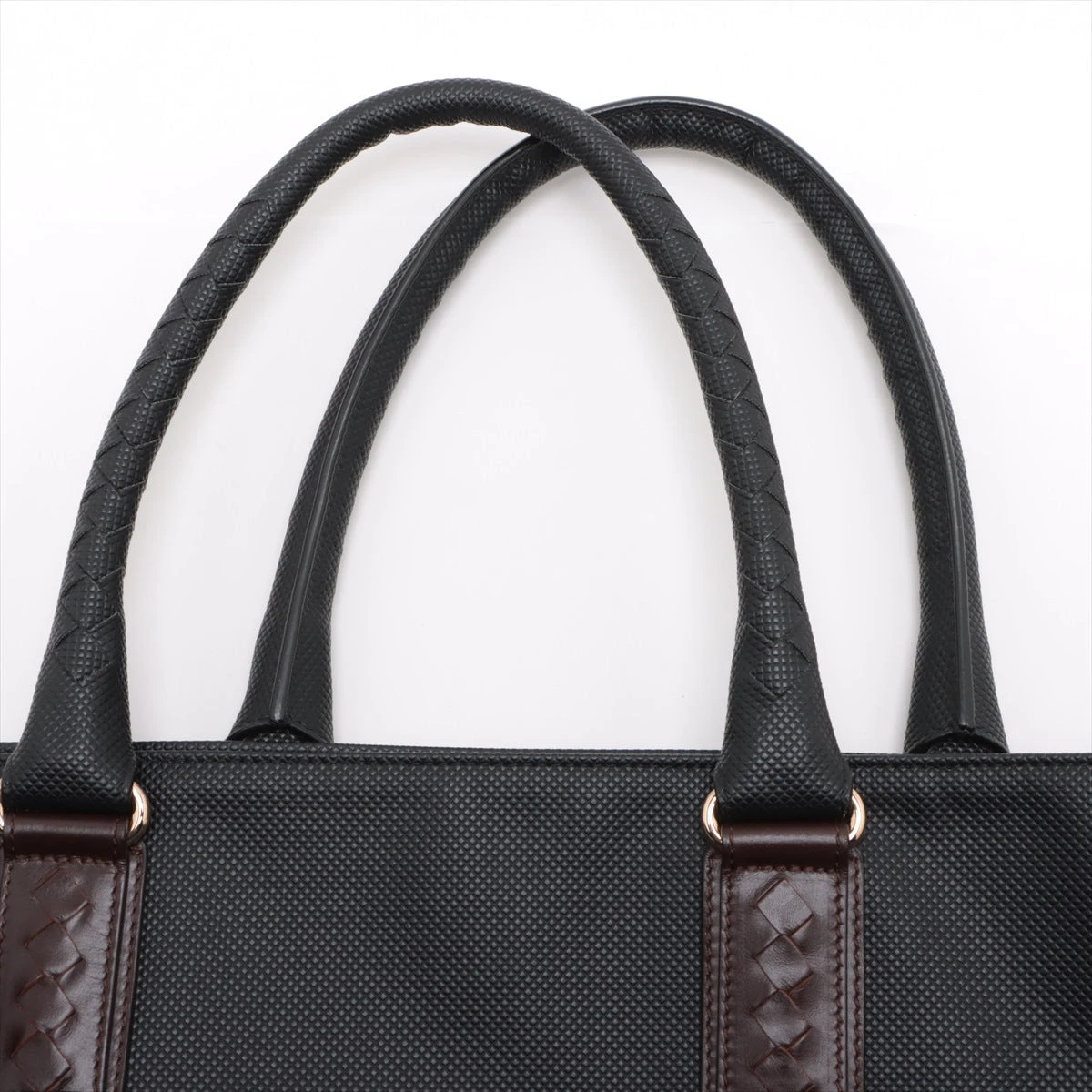 BOTTEGA VENETA マルコポーロ PVC×レザー トート ハンドバッグ ボッテガヴェネタ マルコポーロ PVC×レザー トートバッグ
