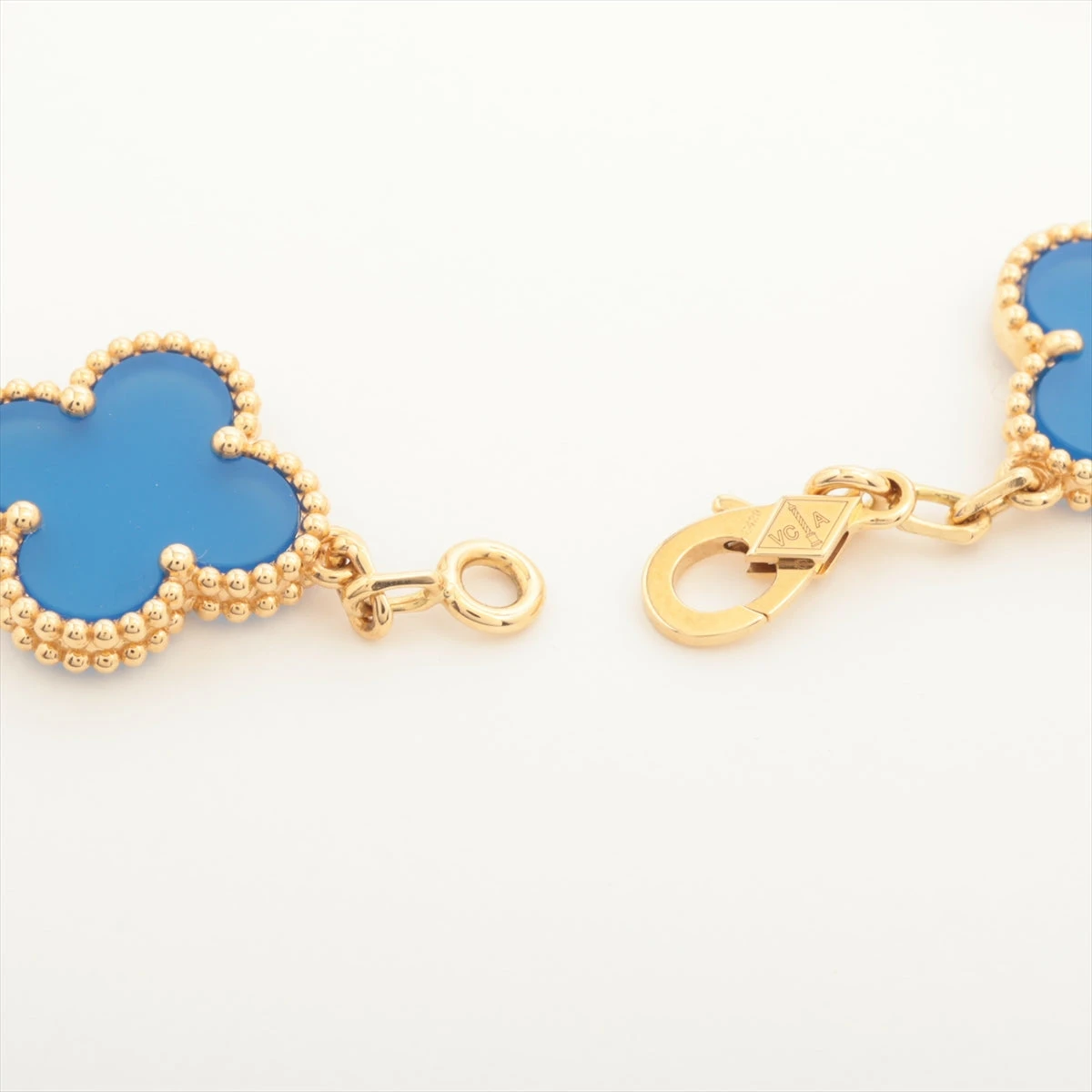 ヴァンクリーフ&アーペル ヴィンテージアルハンブラ 5P ブルーアゲート