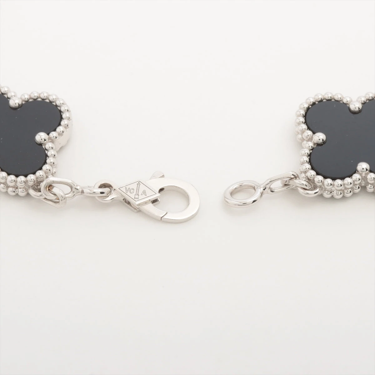 ヴァンクリーフ&アーペル ヴィンテージアルハンブラ 5P オニキス