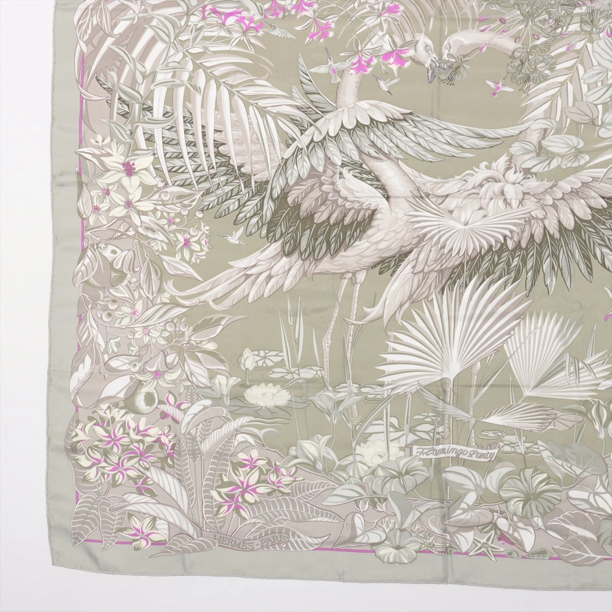 HERMES エルメス ニット 34 レディース FLAMINGO PARTY フラミンゴ・パーティ カレ柄 ツイルレーヌ コットン × シルク ハイゲージ コンビネーション プルオーバー クルーネック フレンチスリーブ 丸首 半袖 トップス アイボリー 楽天市場】フラミンゴパーティ エルメスの通販