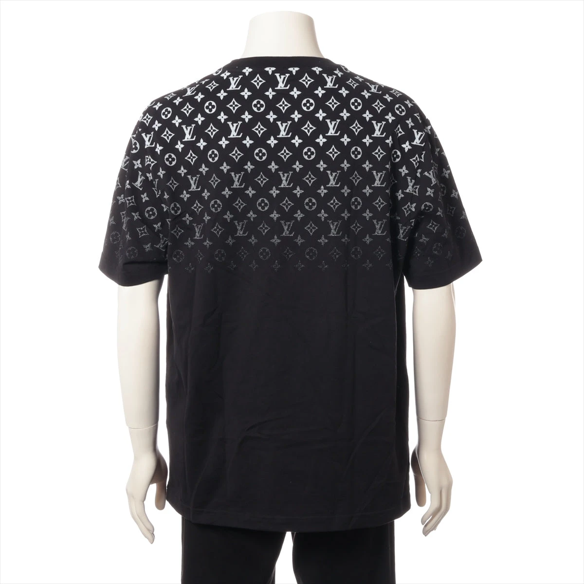 ヴィトン 24SS コットン Tシャツ XXL メンズ ブラック RM241Q 