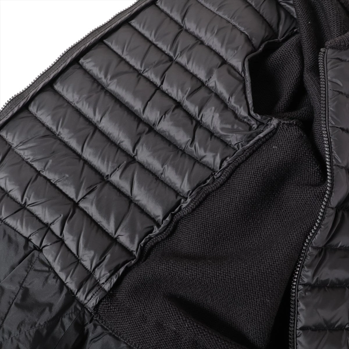 モンクレール 17年 ウール×ナイロン カーディガン S レディース