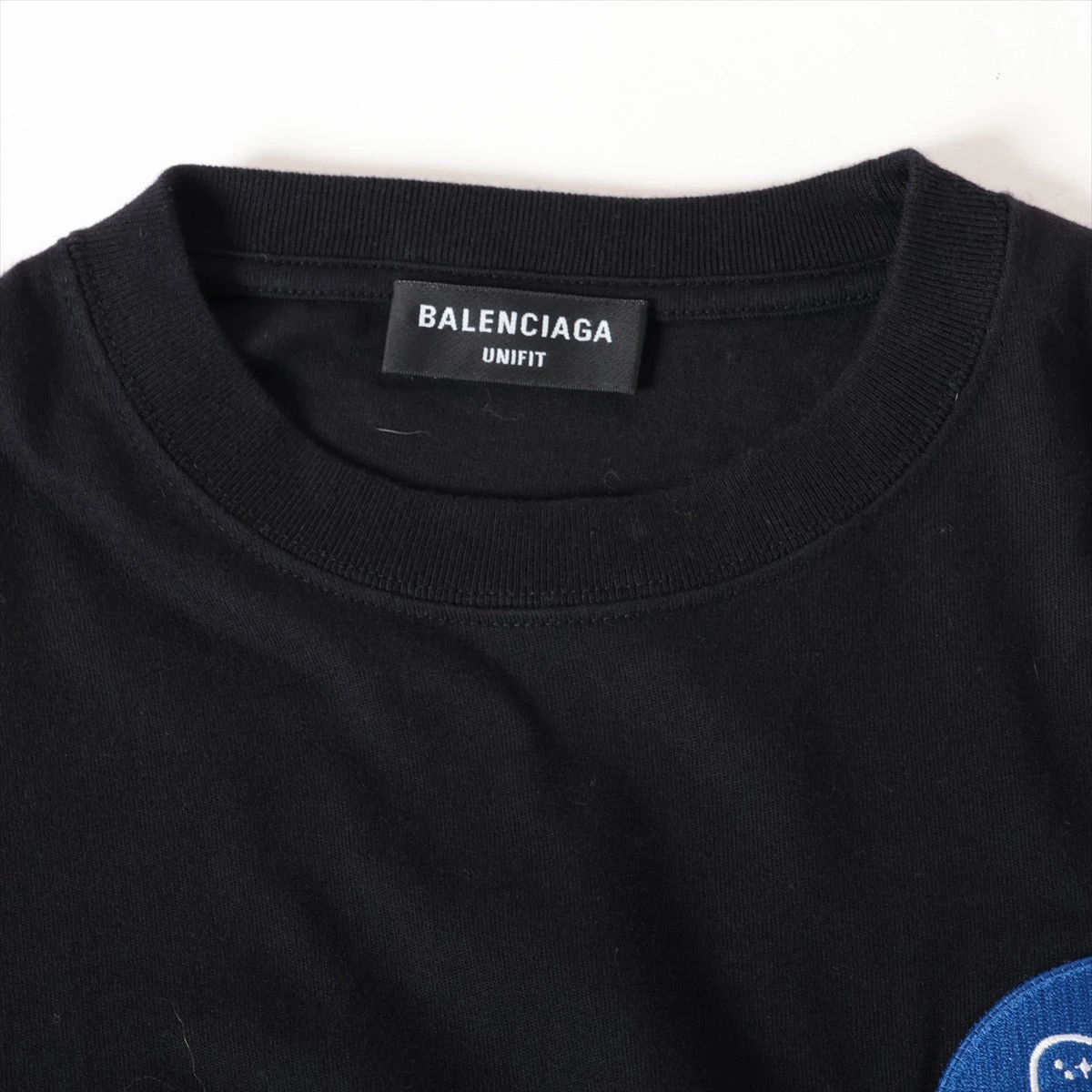 【極美品】バレンシアガ 21年 NASA パッチ Tシャツ XS ブラック 極美品】バレンシアガ 21年 NASA パッチ Tシャツ XS ブラック