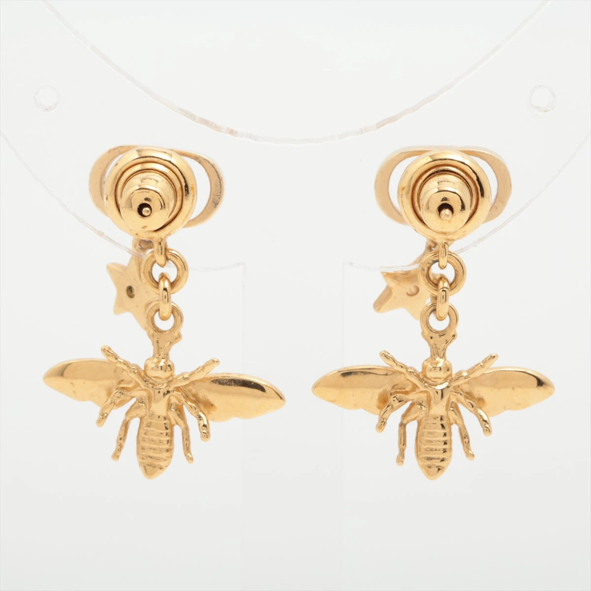 Dior ディオール CD スター ラインストーン ドロップ ピアス 片耳 6743da27abdbf.webp