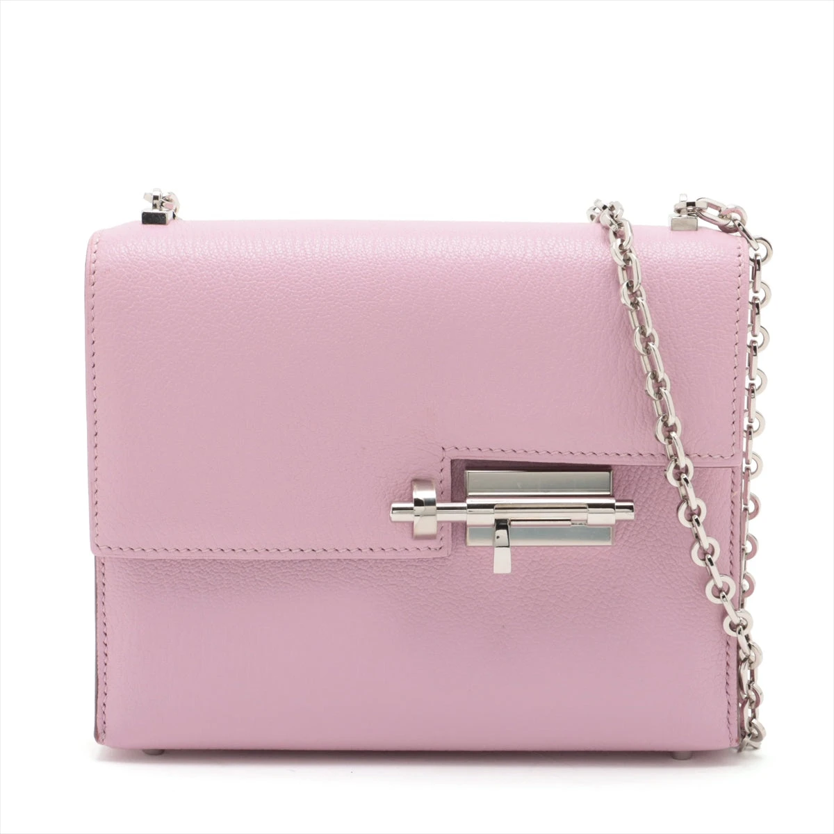 エルメス ヴェルー チェーン ミニ シェブルミゾル モーヴシルベストル  