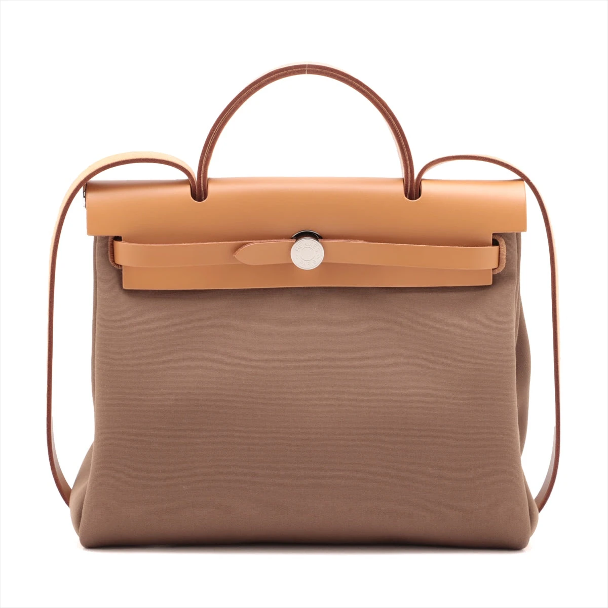 すぐ届く【HERMES】エールバッグジップPM トワルGM ハンドバッグ エルメス エールバッグジップPM トワルミリタリー×レザー