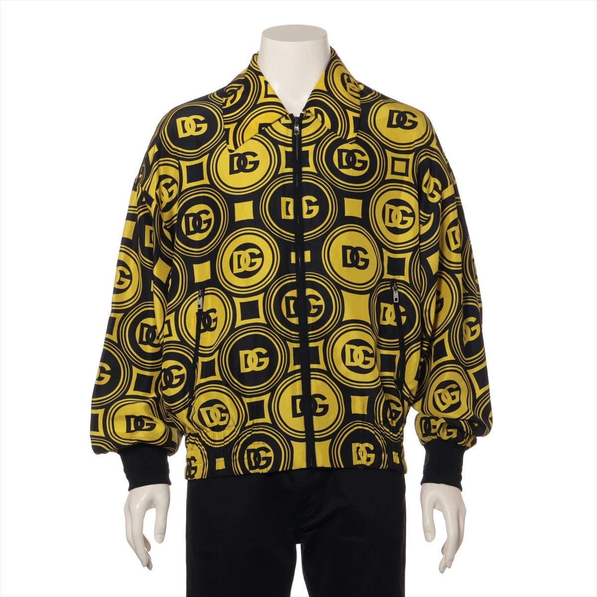 D&G DOLCE&GABBANA オーガンザの蝶が舞う装飾シルクジャケット