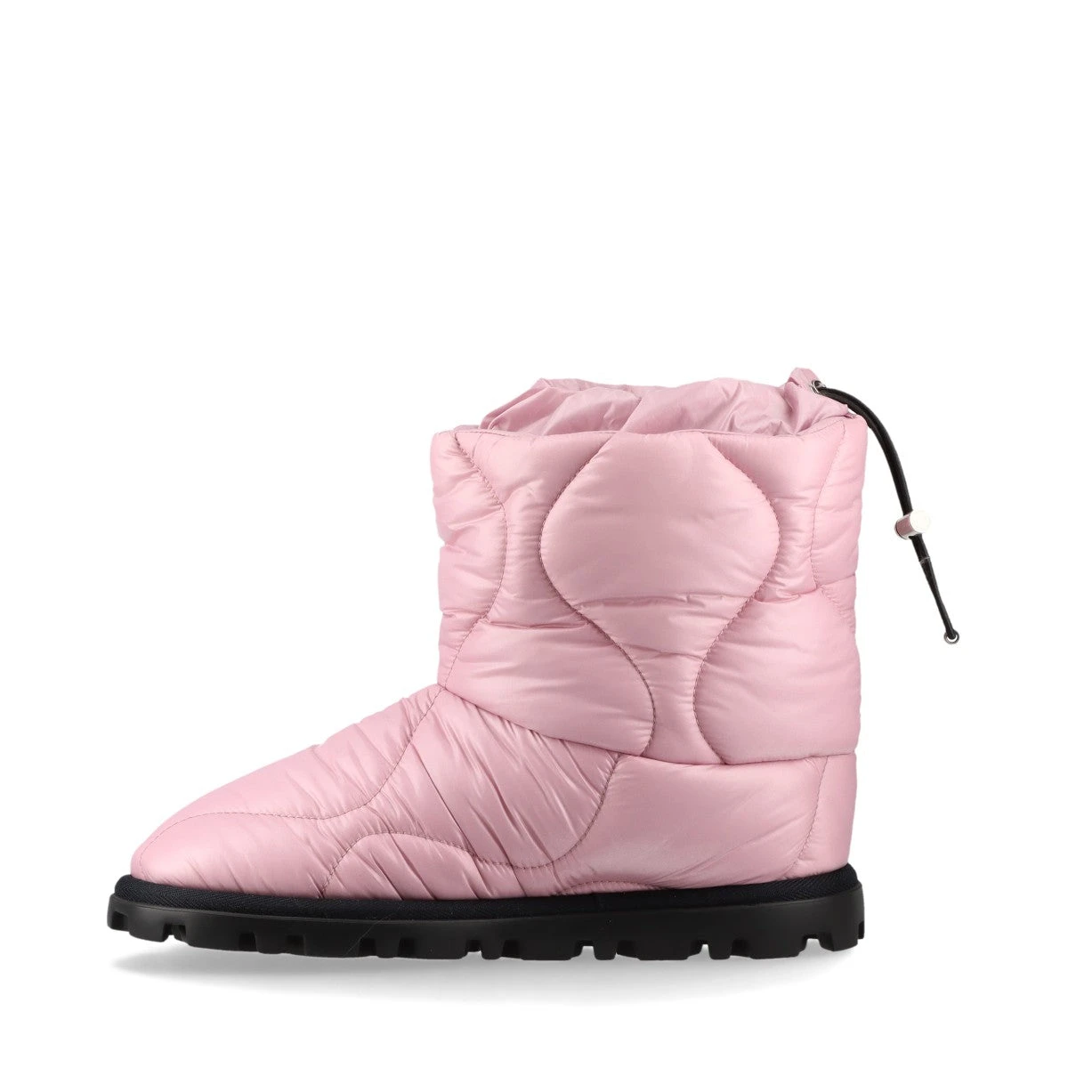 ミュウミュウ ナイロン ブーツ 39 レディース ピンク キルティング