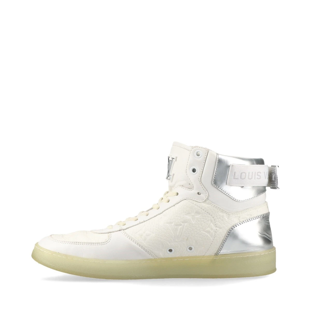 Louis Vuitton ハイカットスニーカー　リヴォリ　25.0㎝　最終価格 リヴォリライン ハイカットスニーカー レザー ブラック ルイ
