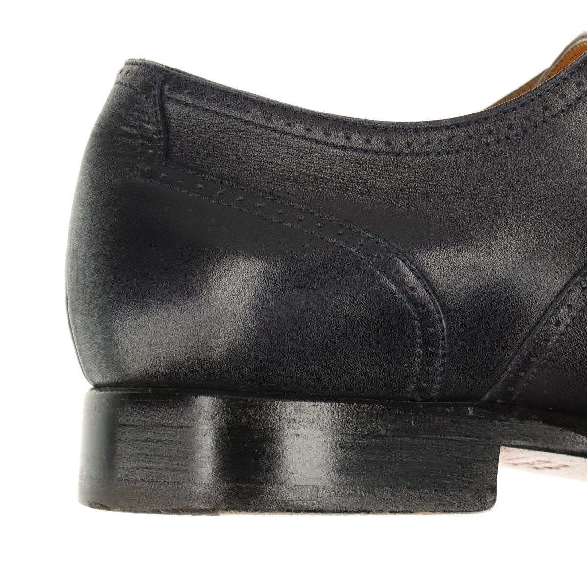エルメス レザー レザーシューズ 41 1/2 レディース ネイビー HX056057