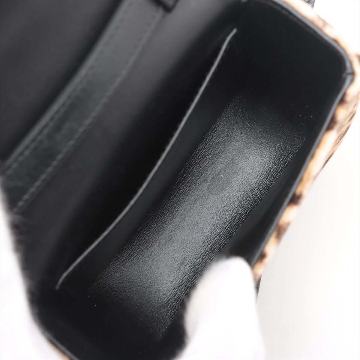極美品 CELINE ミニ クロード トリオンフ ショルダーバッグ レオパード 国内配送【CELINE】 ミニ チェーン クロード レオパード (CELINE