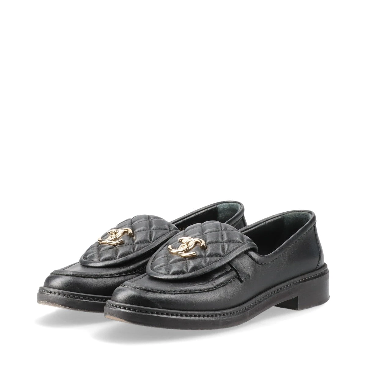 中古・古着通販】CHANEL (シャネル) ココマークローファー