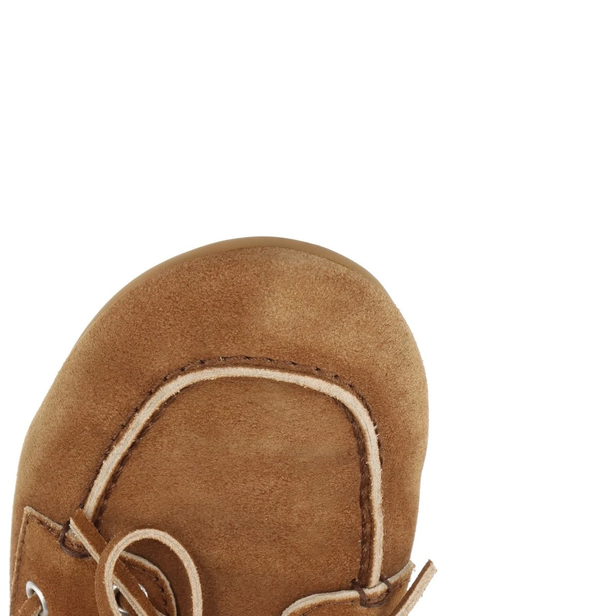 ミュウミュウ スエード デッキシューズ 37 レディース ブラウン 色褪せ