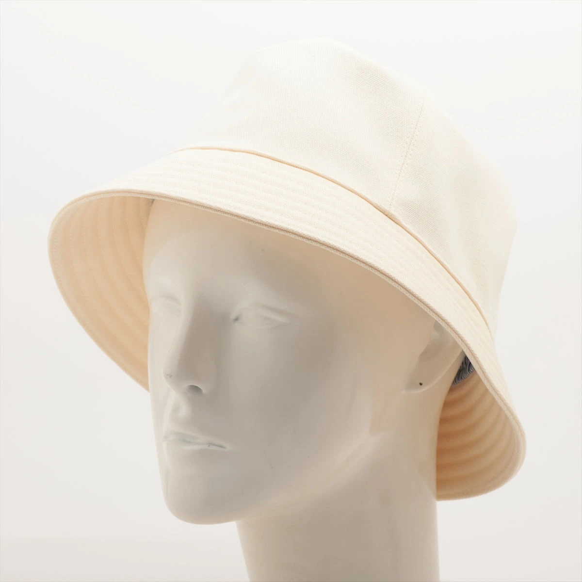 HERMES エルメス サイズ58 バケットハット ネイビー コットン　ポリ HERMES - 【美品】HERMES エルメス ハット サイズ:58 / 23SS
