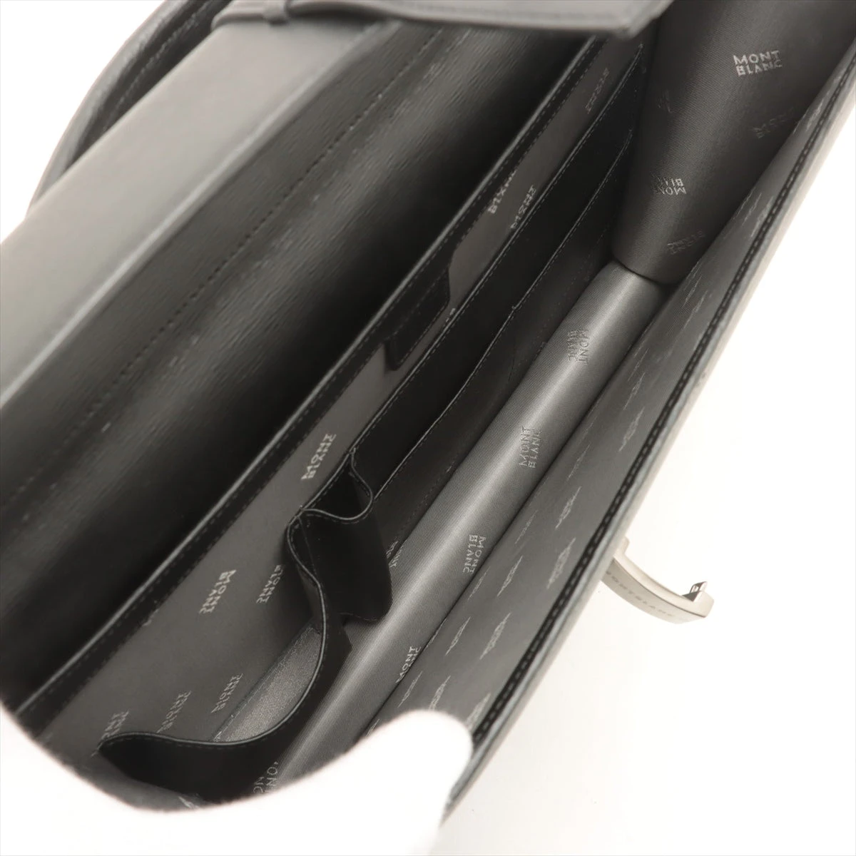 モンブラン レザー 2WAYビジネスバッグ ブラック A3245914｜中古