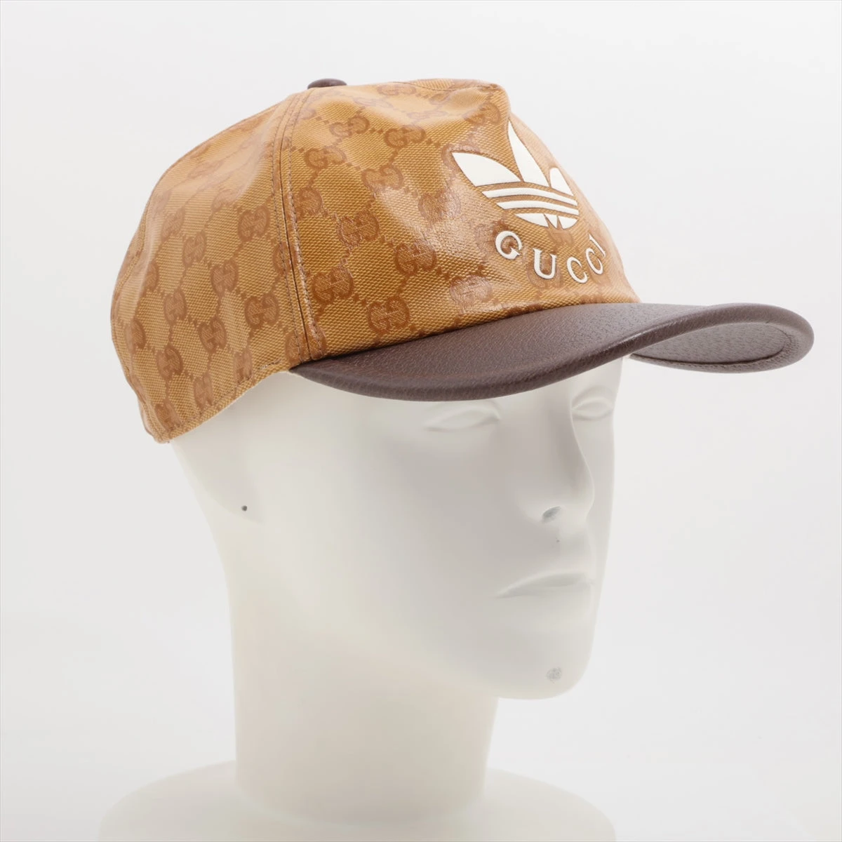 グッチ×アディダス 696475 GGクリスタル キャップ XL コットン