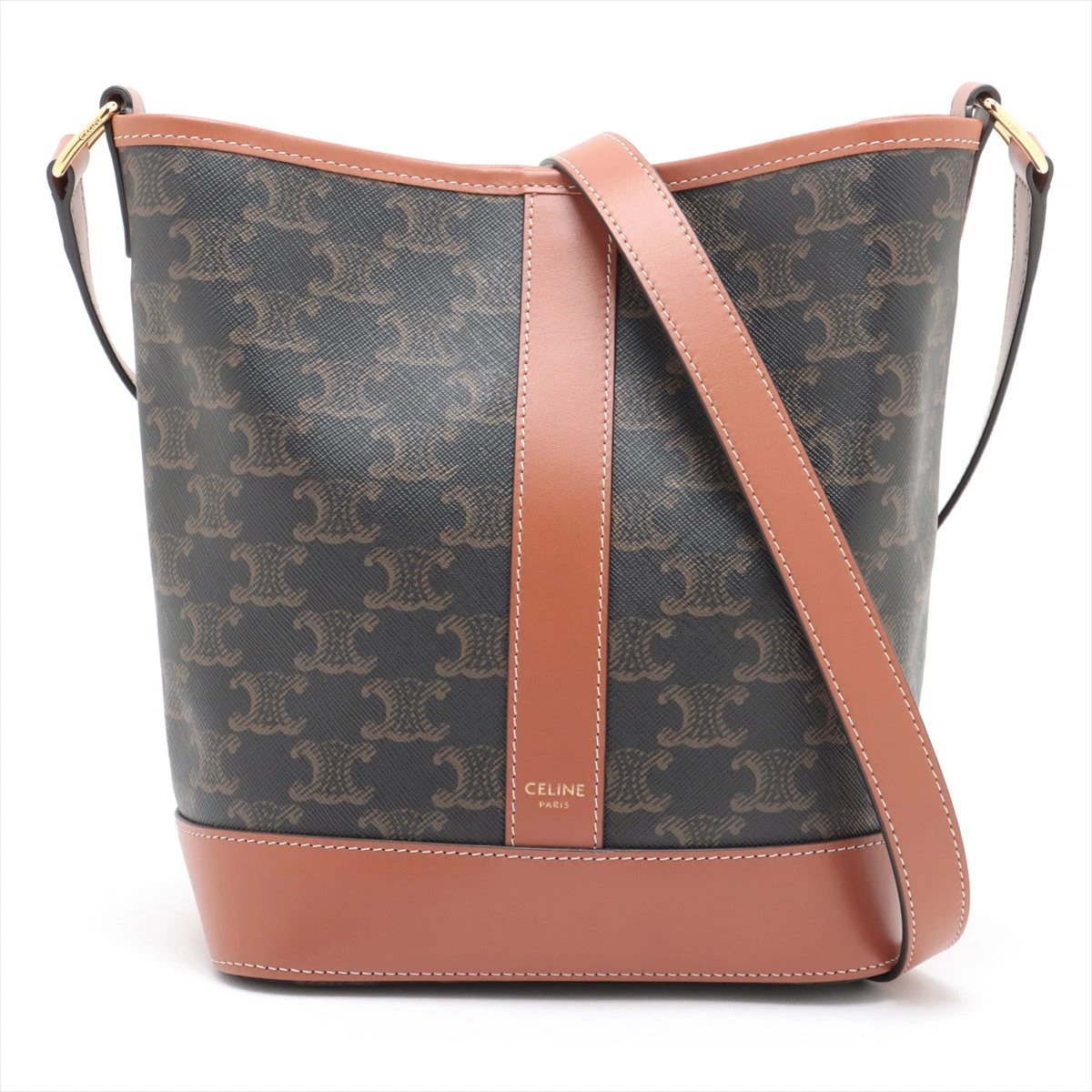 関税込☆CELINE☆スモール バケット キュイル トリオンフ