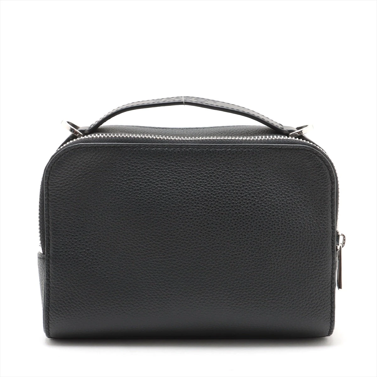 ロエべ カメラバッグ クロスボディバッグ 2WAY アナグラム レザー ブラック