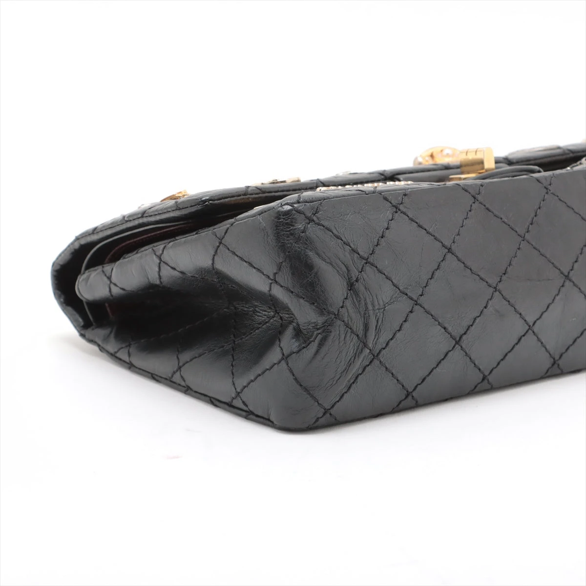 シャネル マトラッセ 2.55 ヴィンテージカーフ ダブルフラップ