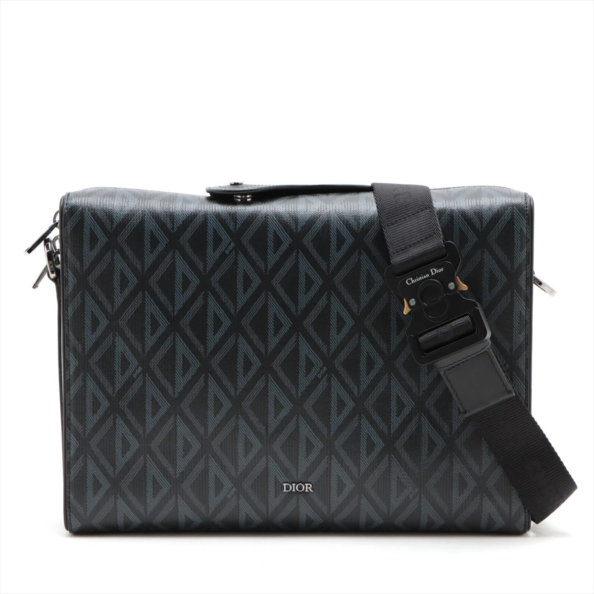 ディオール CDダイヤモンド ランゴ30 PVC×レザー ショルダーバッグ