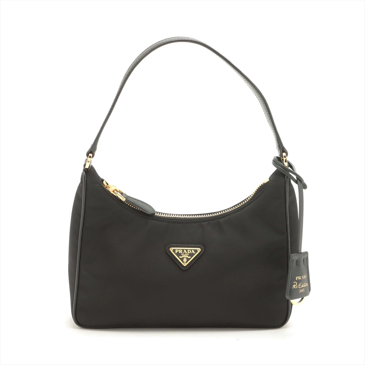 PRADA ONE SHOULDER BAG ナイロン×サフィアーノ