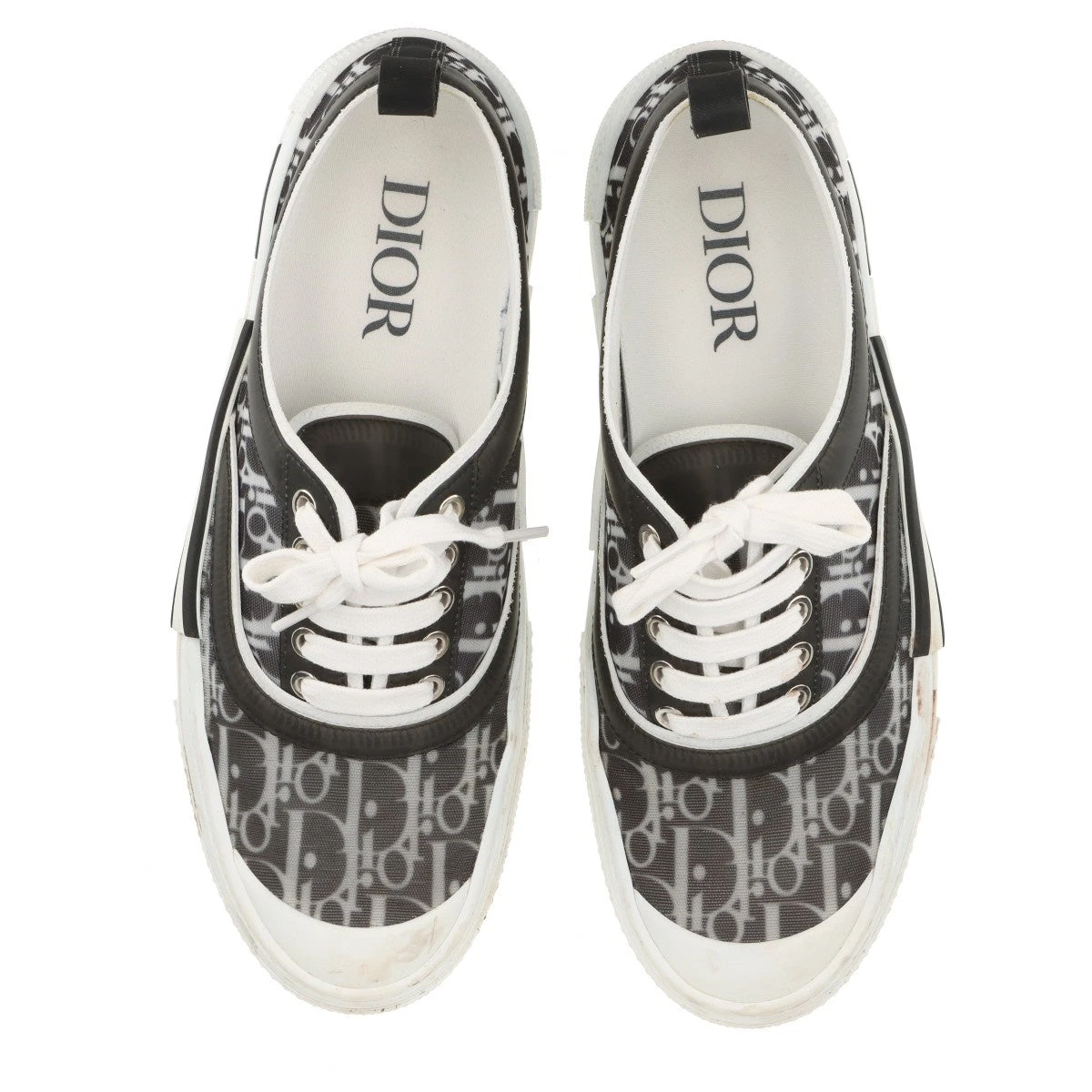 ディオール B23 レザー×ファブリック スニーカー 42 メンズ